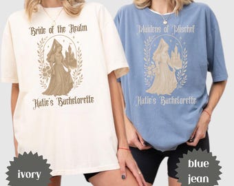 Medieval Bachelorette Shirt, Custom Castlecore Bachelorette Shirt, Castlecore Bridal Party Tops, Comfort Colors Medieval Bachelorette Shirt