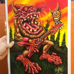 BigToe's Backwoods Boogie Limited Edition Art Print image 3