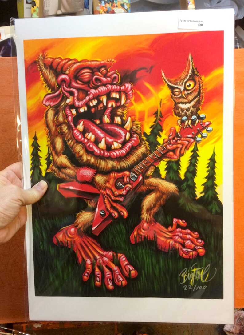 BigToe's Backwoods Boogie Limited Edition Art Print image 3