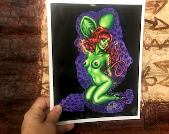 Vixen Fink Small Art Print