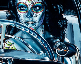 BigToe's Muerte Se Paseo Limited Edition Archival Art Print