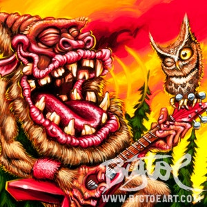 BigToe's Backwoods Boogie Limited Edition Art Print image 2