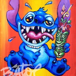 Party Stitch Art Print