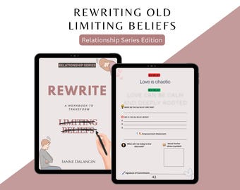 Relationship Limiting Beliefs Workbook | Rewire Your Mindset for Love, Heal Emotional Blocks, Build Healthy Relationships | PDF Guide
