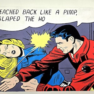 The O.G. Collection – Boyz-N-The-Hood | Eazy-E Lyric Comic Art (One of One)