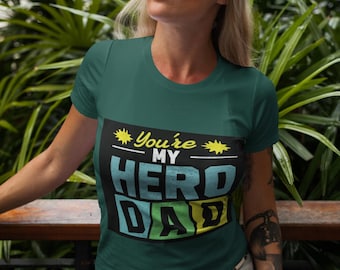 Father's Day Hero Dad T-Shirt, Unisex Oversized Boxy Tee Gift, Father's Gift, Father's Day Tee Shirt, Dad Shirt