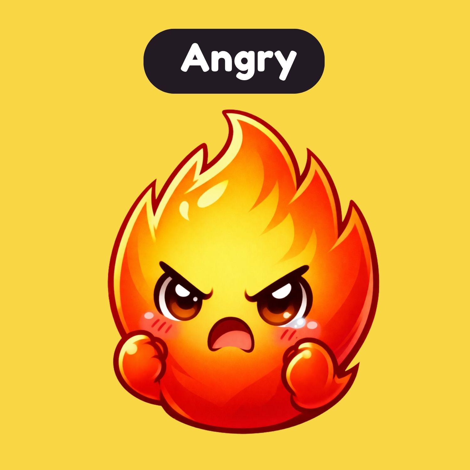Chibi Fire Emotes Pack | Cute Twitch Emotes Bundle | Kawaii Discord ...