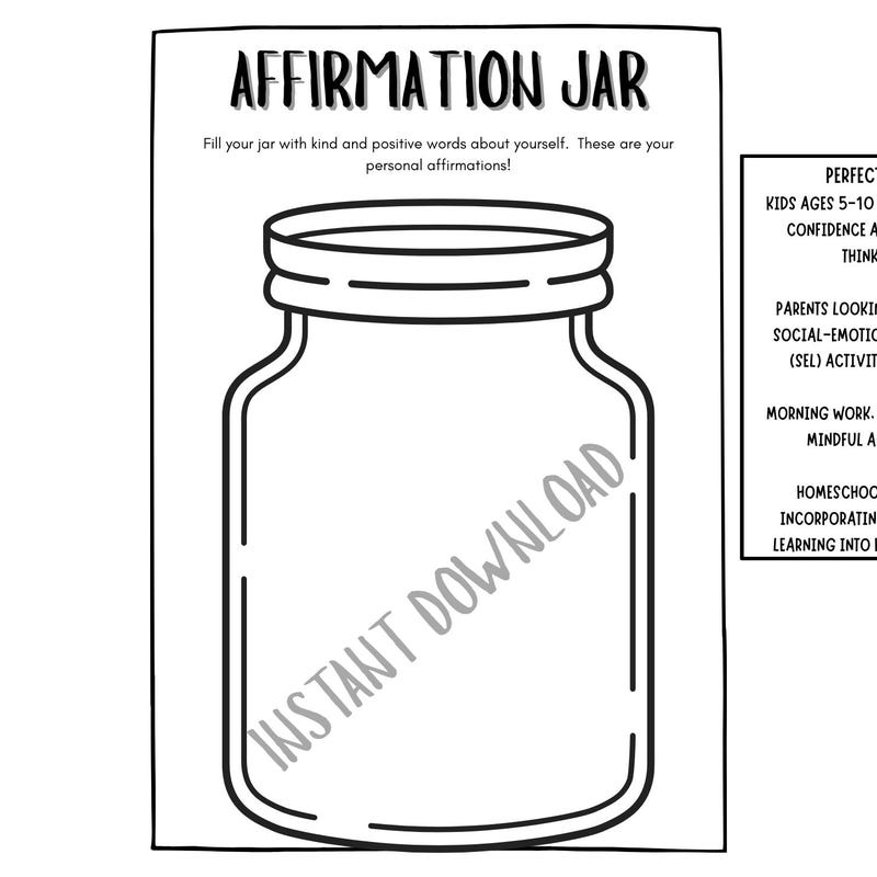 Affirmation Jars - Etsy