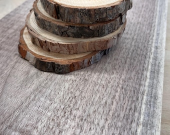 Paquete de 4 posavasos personalizados grabados con láser, posavasos para whisky, posavasos para bebidas, hechos a mano.