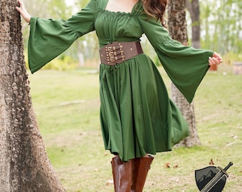 Faux Leather Corset Waist Belt: Steampunk Gothic Cincher