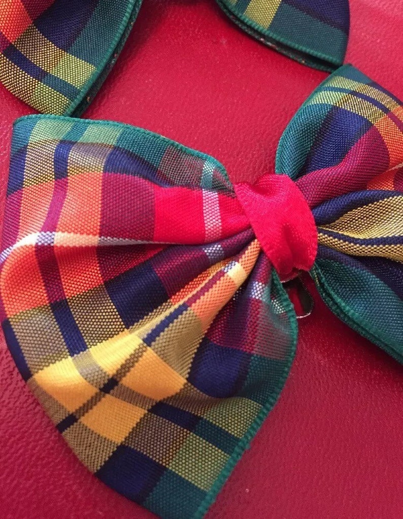 Buchanan Tartan Shoe Clips Plaid Shoe Clips Bows for your Etsy