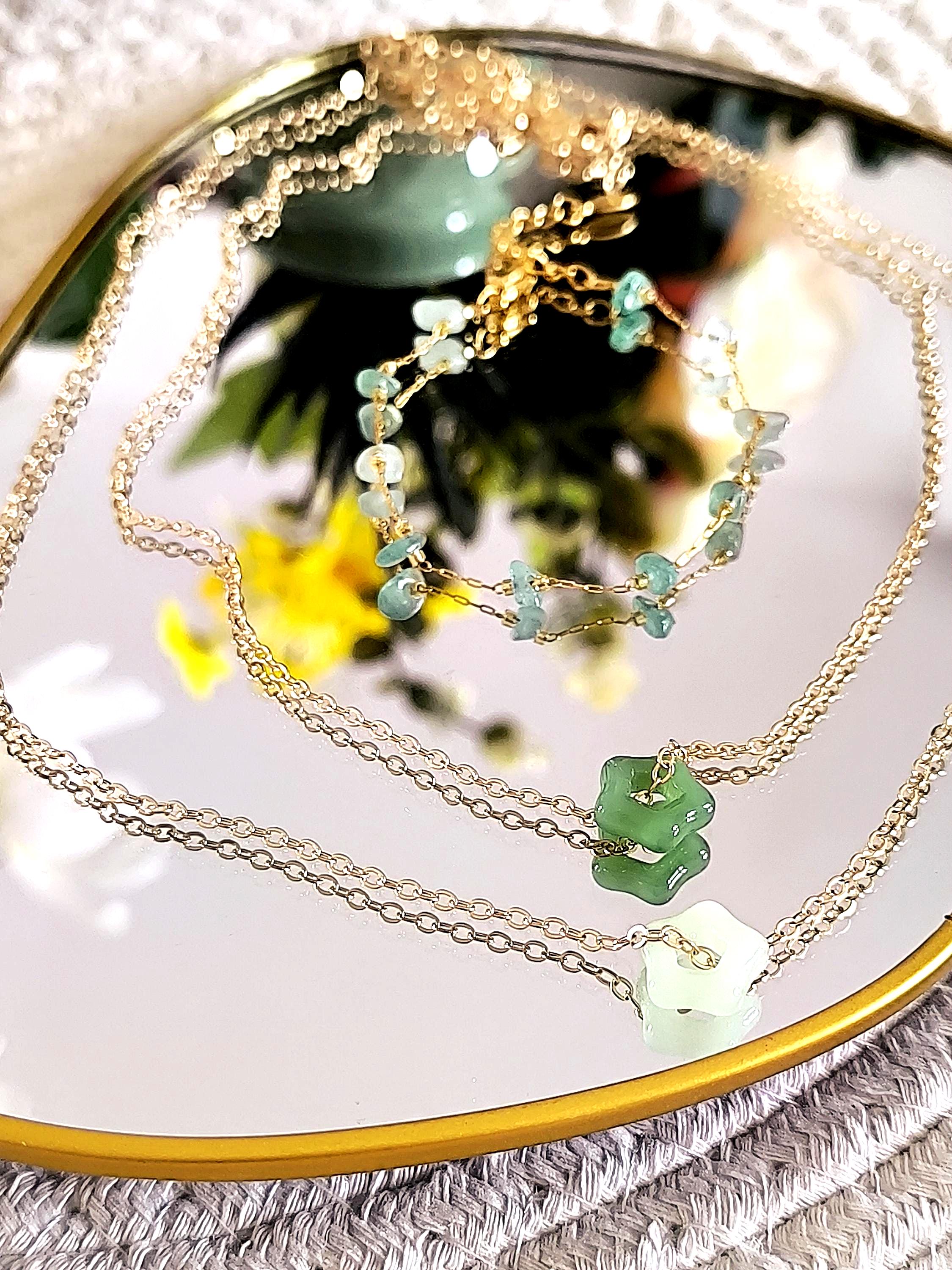 Collier En Jadéite Verte 12 Mm - 315 Carats, Réglable 43-46 Cm, Argent Massif 925, Fabrication Française