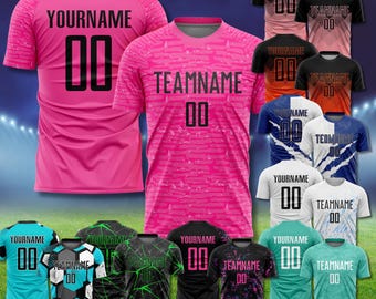Custom Soccer Jersey Kit – Personalized Team Uniform, Multiple Colors