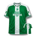 Nigeria Green & White Football Jersey 3D \u2013 Custom Name, Number product logo