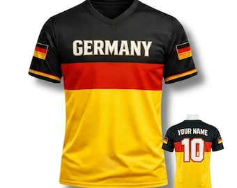 Personalized Germany 3D Football Shirt, Custom Name Number Soccer Jersey