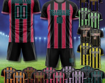 Conjunto de camiseta de fútbol personalizada