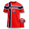 Custom Norway Soccer Jersey, Norwegian Flag Football Fan T-Shirt product logo
