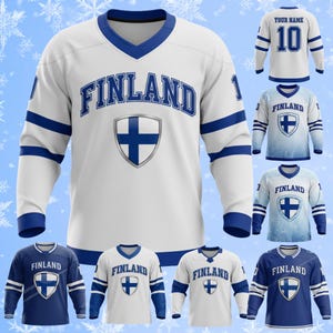 Suomi hockey jersey - Etsy 日本