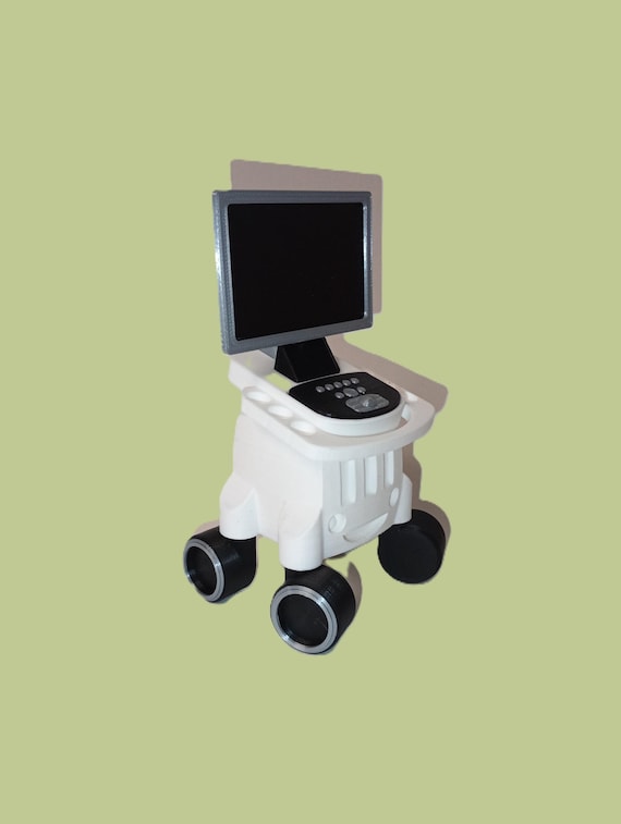 Ultrasound Machine Photo Frame Model: Diagnostic Imaging Gift