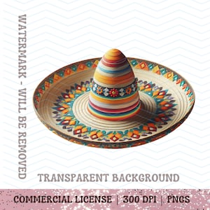Sombrero png Mexikanischer Hut Clipart, Cinco de Mayo Decor, Fiesta Hut Festival Charro Mariachi Sublimation Lehrer Display Board Design