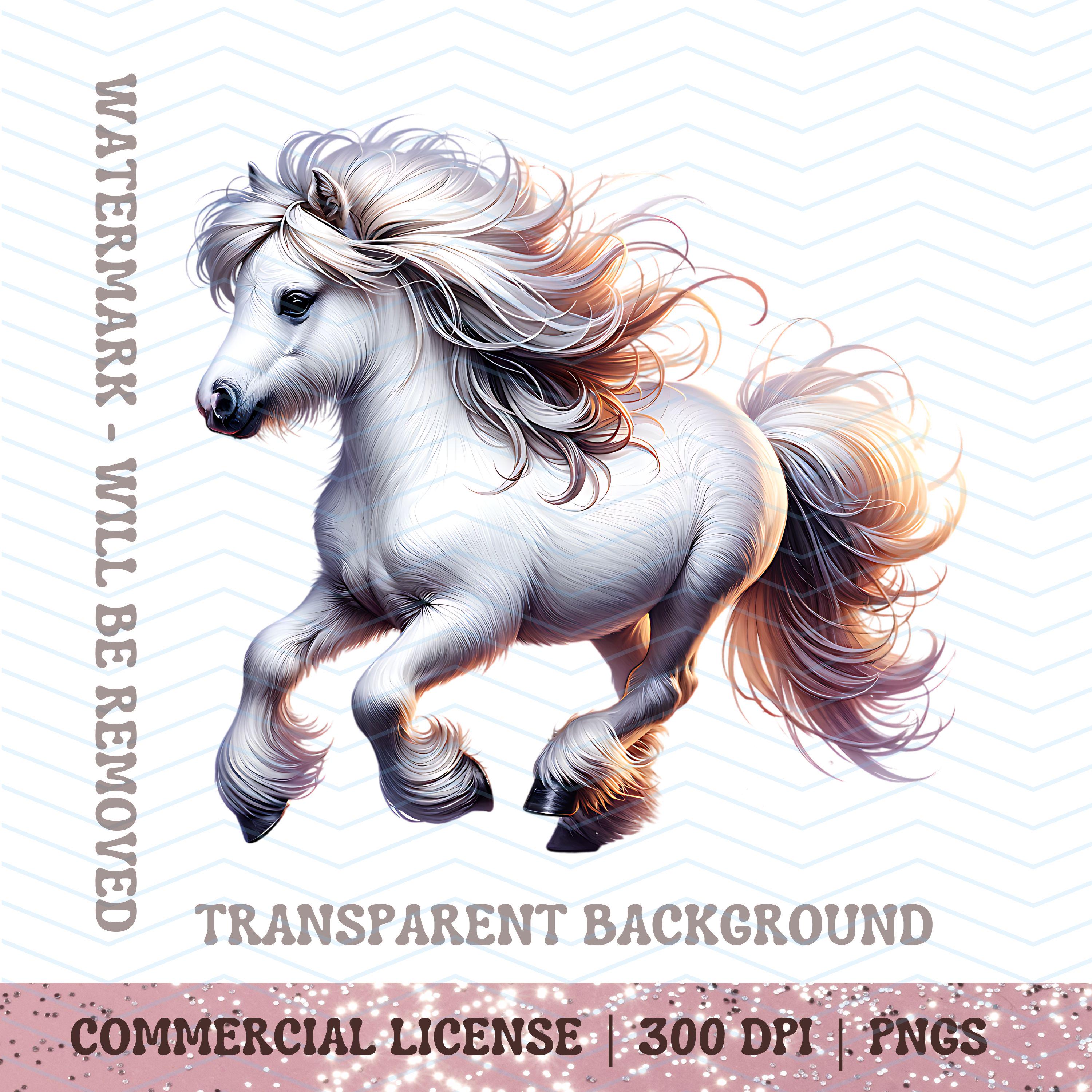 Impression artistique for Sale avec l'œuvre « Chevaux avec différentes couleurs de pelage et marques sur fond blanc » de l'artiste HazelFisher