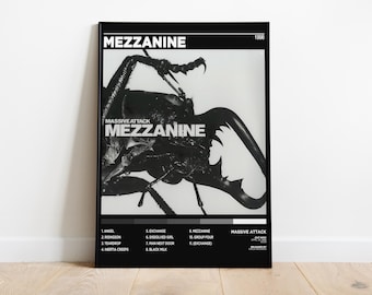 MASSIVE ATTACK / MEZZANINE 98 UKプロモ ポスター Massive Attack - Mezzanine - 1998 - Framed Original Promo