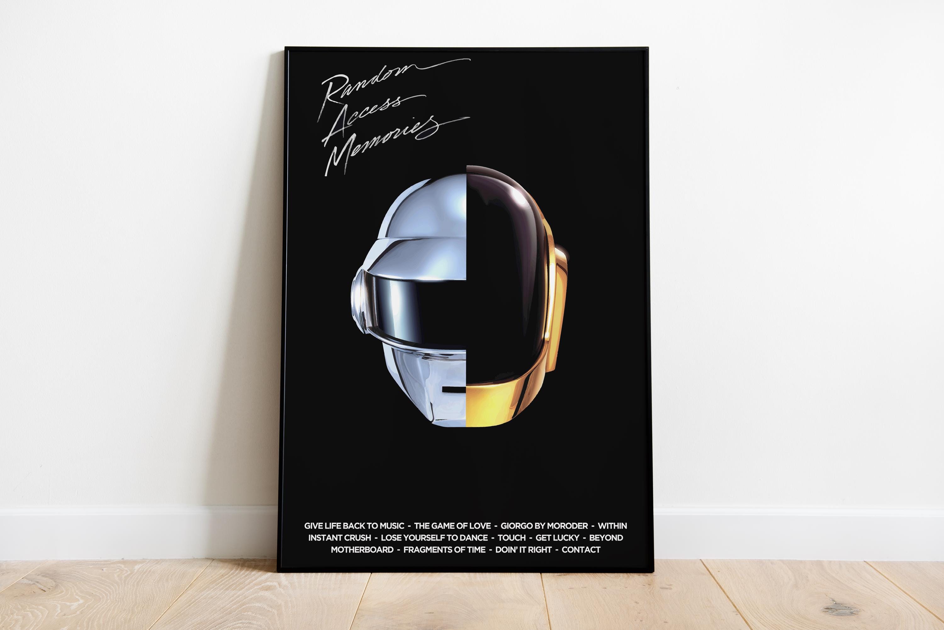 Retro Daft Punk Poster - Etsy Canada