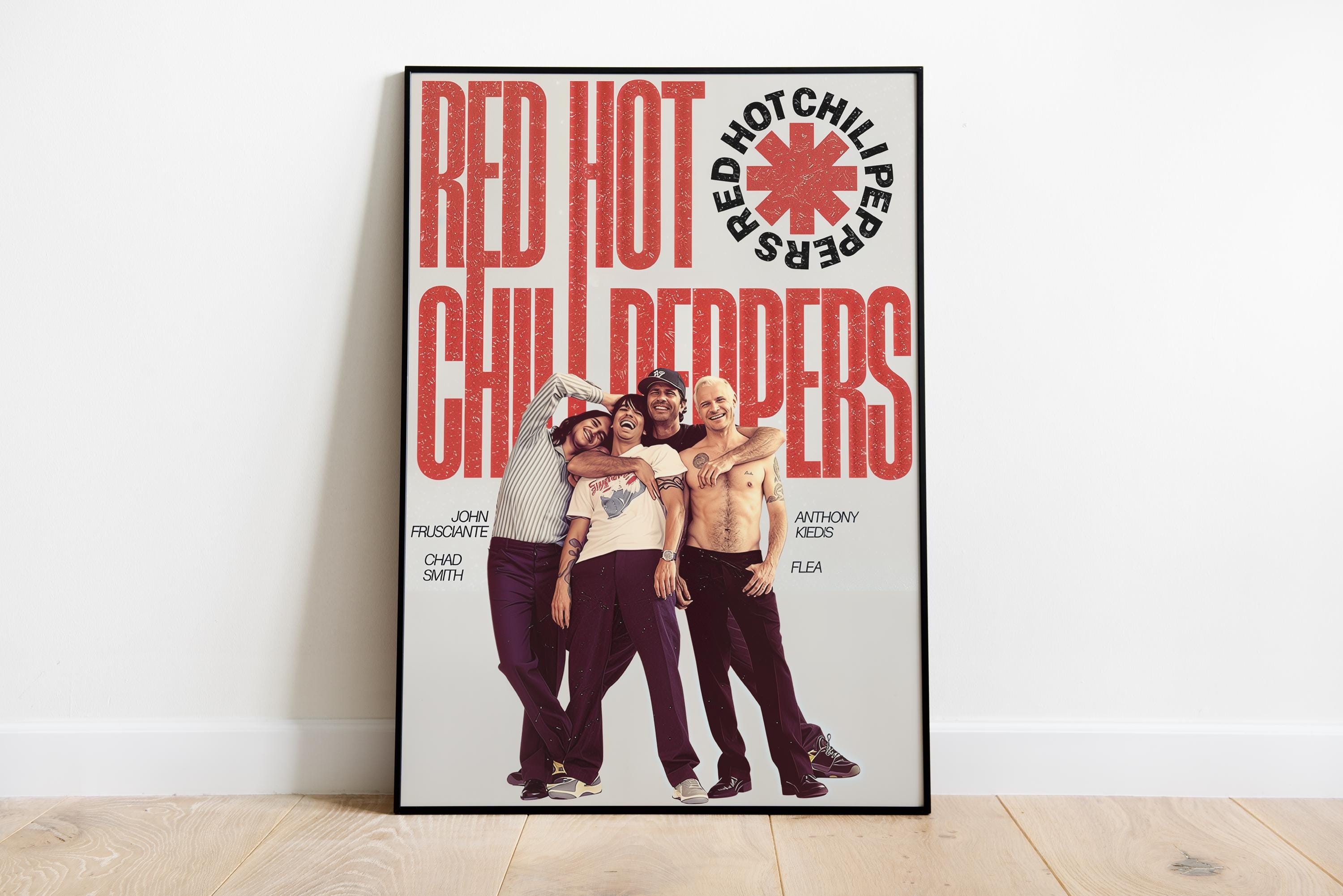 Red hot chili peppers poster - Etsy 日本