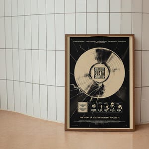 ストレイト・アウタ・コンプトン映画ポスター、NWA伝記映画アート、ヒップホップ壁掛けプリント、ラップカルチャールームデコレーション、都会的な美的ポスター、NWA映画