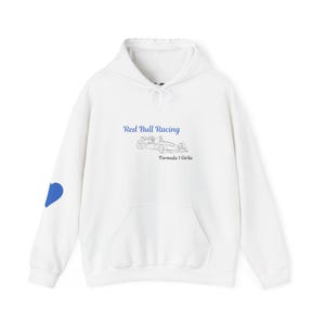 RED BULL Formule 1 fan meisjeshoodie, stijl, comfortabel, inclusief grote maten, cadeau voor raceliefhebbers, gezellige trui, racekleding