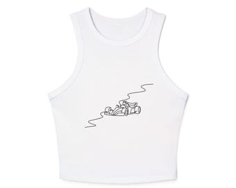 Damski top Formuły 1 Micro Rib Racer