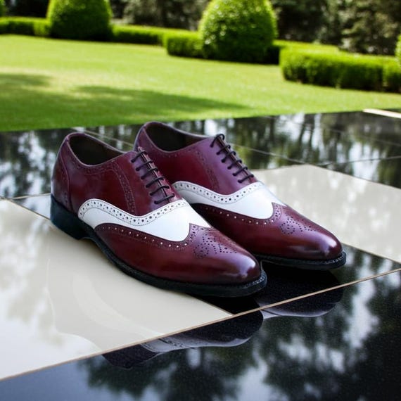 white dress with burgundy shoes Little Girls Leather Dress Shoe Red Leather Scalloped Mary Jane
