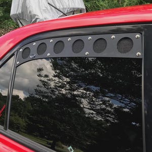 Lexus IS300 Rear Door Window Vents Screen Insert Track Autocross Autoparts Aftermarket Accessory