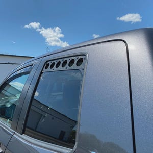 Toyota Tundra Double Cab Rear Window Vents: Camping Screen Insert