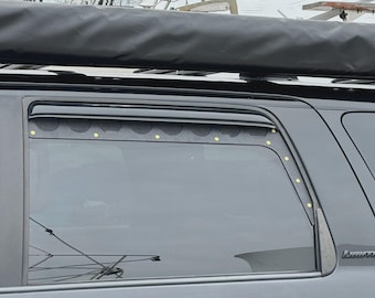 Toyota Sequoia 2nd Gen Rear Door Window Vents: Camping, Overlanding, 4x4