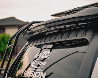 Toyota 4Runner 5th Gen Hatch Window Vent Camping Sleeping Overlanding Offroading 4x4 Screen Insert