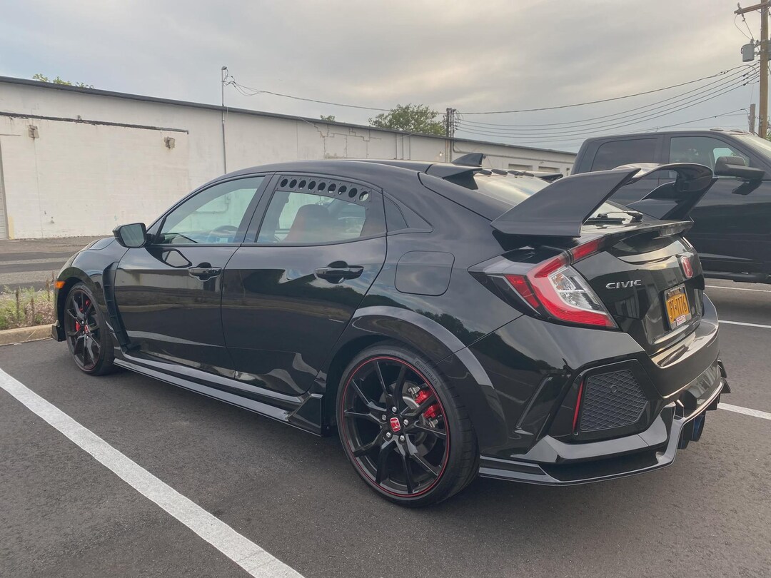 Honda Civic 10th Gen Hatch Rear Window Vents: Camping, Track, and Off ...