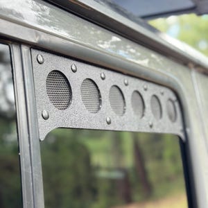 2018-2026 Jeep Gladiator/Wrangler Rear Window Vents: Camping Screen Insert