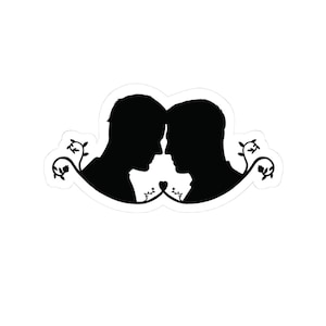 Hansry Kiss Cut Sticker, Henry and Hans, Kingdom Come Deliverance 2, KCD, KCD2, Queer Medieval Romance