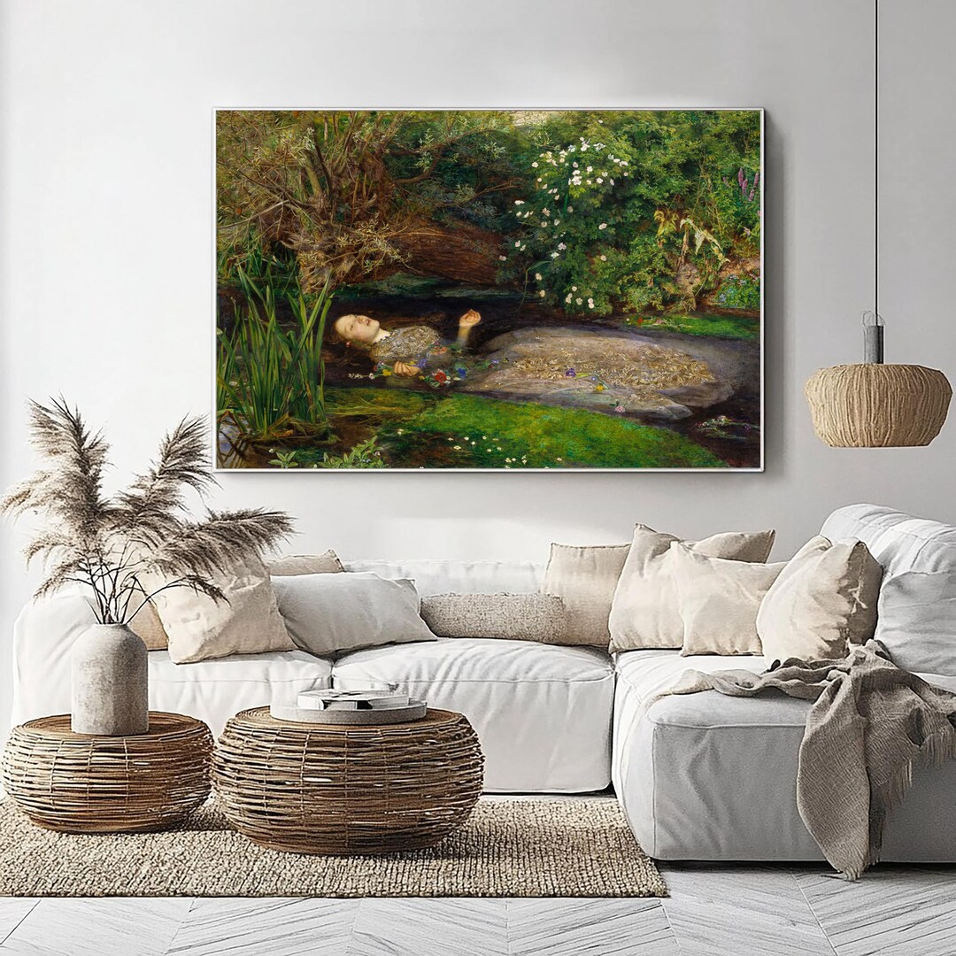 Ophelia Art Print, Pre-raphaelite Wall Art, Shakespeare Inspired ...