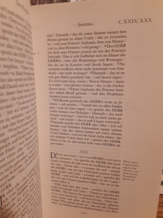 German Classic Rare 3 Volume Die Gantz Heilige Schrifft 1972