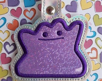 Porte-clés en vinyle brodé - Vous pouvez être n'importe quoi