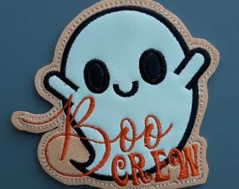 Boo Crew Embroidered Ornament