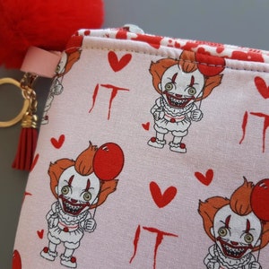 Wristlet purse - It clown in pink