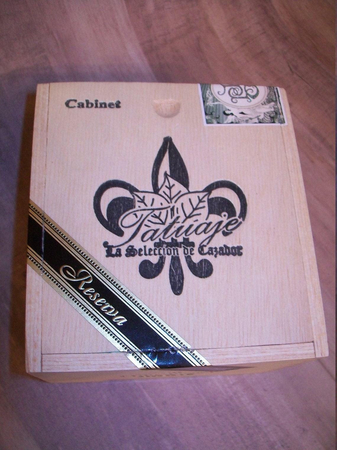 Caja de cigarros de madera vacío para la elaboración | Etsy