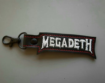 Embroidered Keychain - Metal band