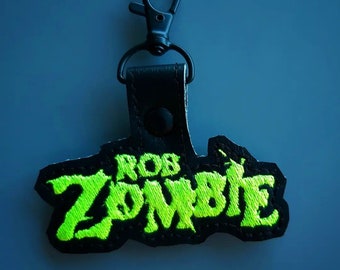 Embroidered Keychain - Zombie
