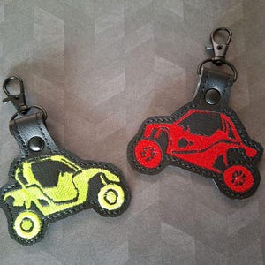ATV SBS 4x4 Quad embroidered vinyl keychain