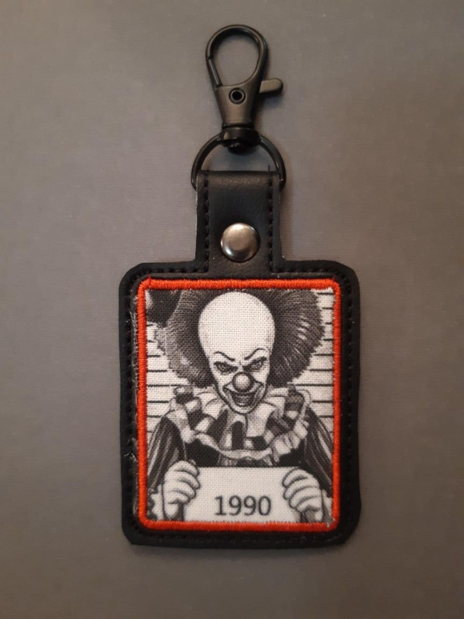Horror Character Mugshots Embroidered Keychains Your Choice | Etsy