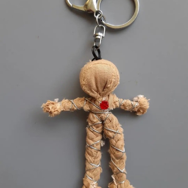 Voodoo Doll Keychain Etsy